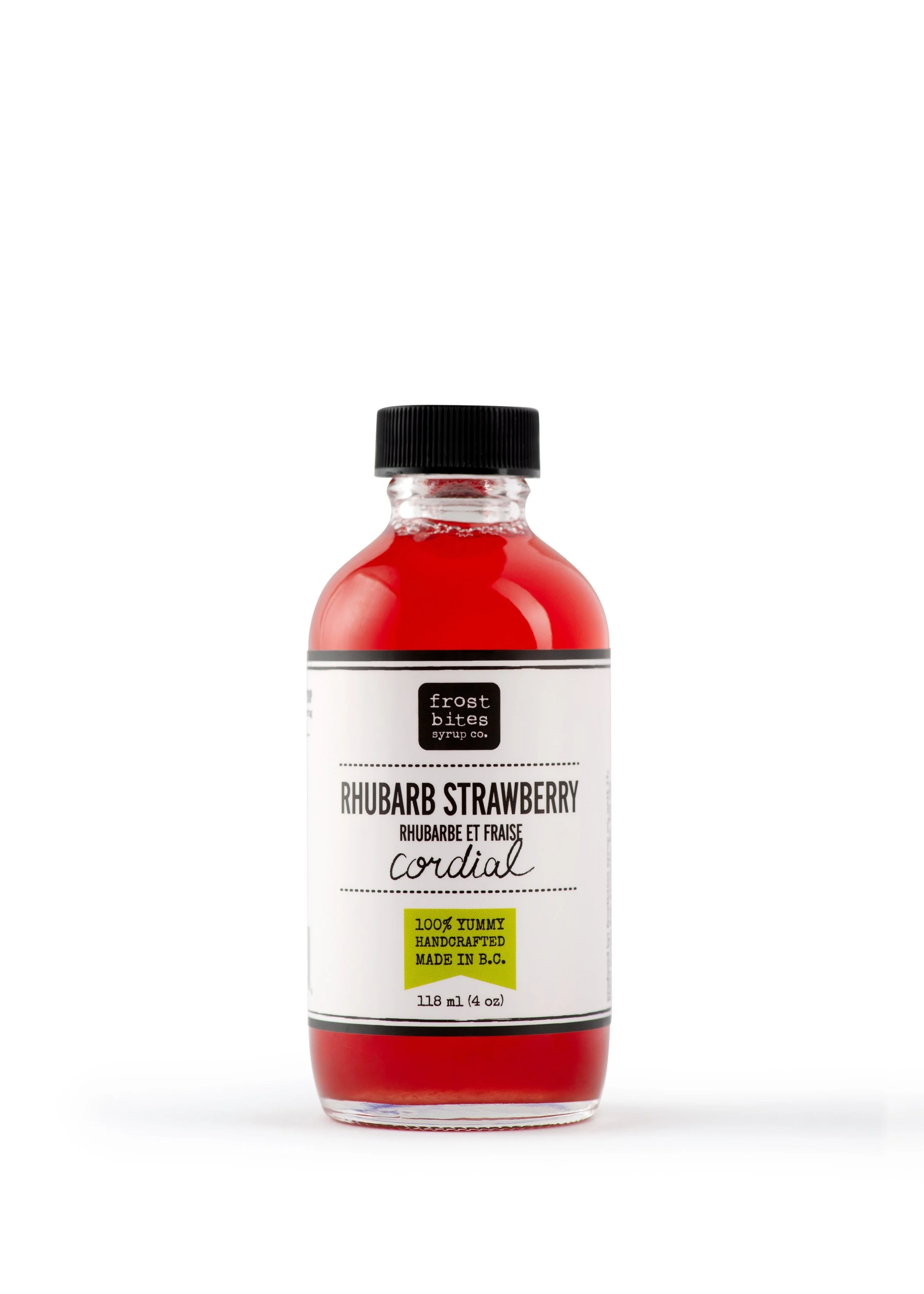 Rhubarb Strawberry Cordial — Frost Bites Syrup Co.